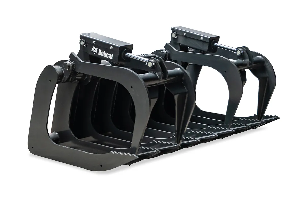 Bobcat root grapple for the T66 track loader